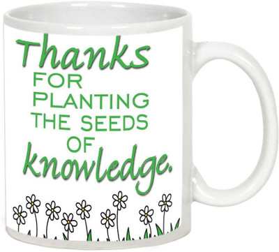 

AllUPrints Teachers Day Gifts Design 13 White Ceramic Mug(325 ml)