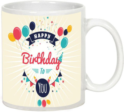 

AllUPrints Birthday Gifts Design 28 White Ceramic Mug(325 ml)