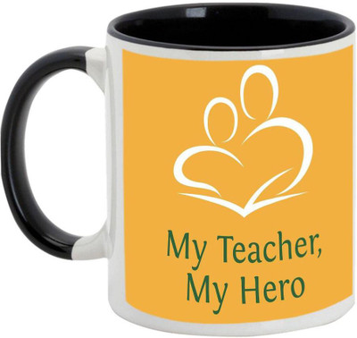 

AllUPrints Teachers Day Gifts Design 7 Black Ceramic Mug(325 ml)
