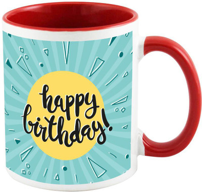 

AllUPrints Birthday Gifts Design 23 Red Ceramic Mug(325 ml)