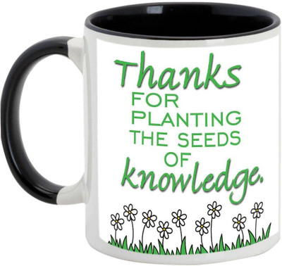 

AllUPrints Teachers Day Gifts Design 13 Black Ceramic Mug(325 ml)