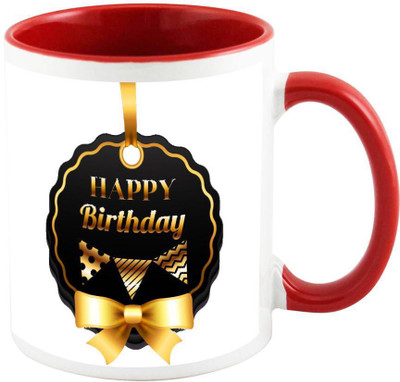 

AllUPrints Birthday Gifts Design 26 Red Ceramic Mug(325 ml)
