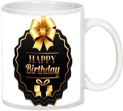 

AllUPrints Birthday Gifts Design 25 White Ceramic Mug(325 ml)