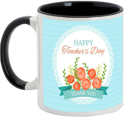 

AllUPrints Teachers Day Gifts Design 15 Black Ceramic Mug(325 ml)