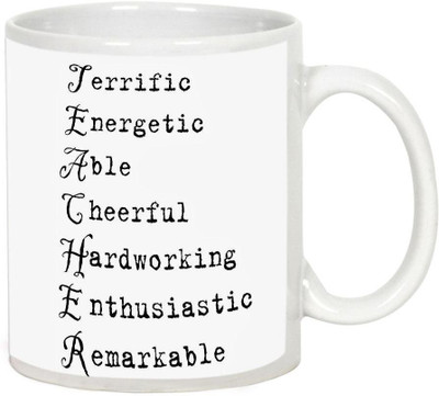 

AllUPrints Teachers Day Gifts Design 16 White Ceramic Mug(325 ml)