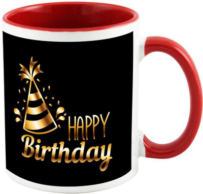 

AllUPrints Birthday Gifts Design 17 Red Ceramic Mug(325 ml)