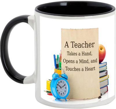 

AllUPrints Teachers Day Gifts Design 5 Black Ceramic Mug(325 ml)