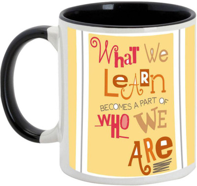 

AllUPrints Teachers Day Gifts Design 14 Black Ceramic Mug(325 ml)