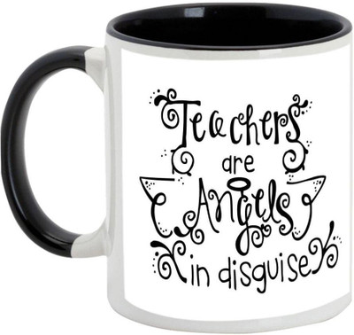 

AllUPrints Teachers Day Gifts Design 4 Black Ceramic Mug(325 ml)