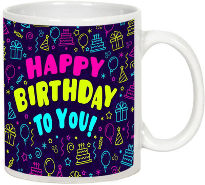 

AllUPrints Birthday Gifts Design 10 White Ceramic Mug(325 ml)
