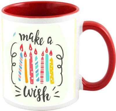

AllUPrints Birthday Gifts Design 12 Red Ceramic Mug(325 ml)