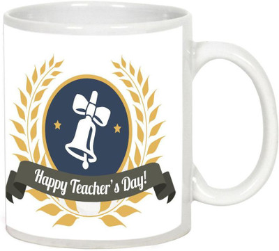 AllUPrints Teachers Day Gifts Design 19 White Ceramic Mug(325 ml)