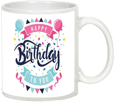 

AllUPrints Birthday Gifts Design 14 White Ceramic Mug(325 ml)
