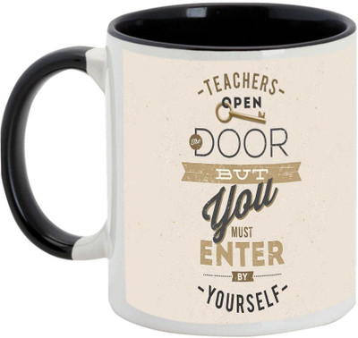 

AllUPrints Teachers Day Gifts Design 11 Black Ceramic Mug(325 ml)