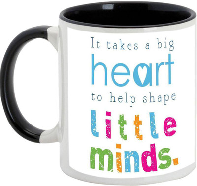 

AllUPrints Teachers Day Gifts Design 8 Black Ceramic Mug(325 ml)