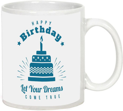 

AllUPrints Birthday Gifts Design 3 White Ceramic Mug(325 ml)