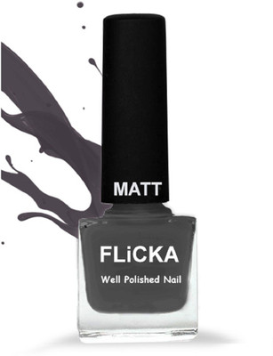

FLiCKA Nail Paint Matt Grey Shade 28
