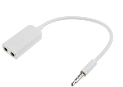 

Tekno1st Solution Aud3.5splt Headphone Splitter(Mobile, White)