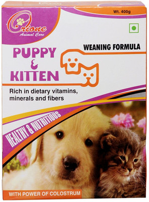 

Pawsitively Orione Puppy & Kitten Weaning Formula Food in Powder Form By Pawsitively Pet Care (Pack Of 2) Milk 0.4 kg Dry Dog Food(Pack of 2)