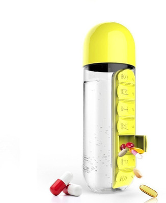 

FullHouz 7-day PillBottleYellow1 Pill Box(Yellow)