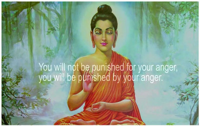 

God Buddha Poster for room Paper Print(12 inch X 18 inch, Rolled)