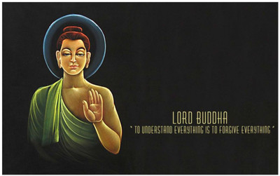 

God Buddha Poster for room Paper Print(12 inch X 18 inch, Rolled)