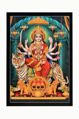 

Sparkle Print Photo Of Durga Without Frame (20 X 40 Inches) Fine Art Print(28 inch X 20 inch, Rolled)