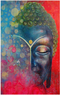 

God Buddha Poster for room Paper Print(18 inch X 12 inch, Rolled)
