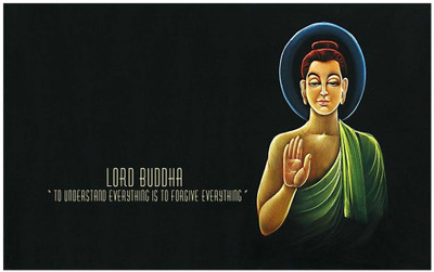

God Buddha Poster for room Paper Print(12 inch X 18 inch, Rolled)