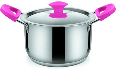 

Bonita Pan appetit Baking Pan 18 cm diameter(Stainless Steel, Induction Bottom), Pink