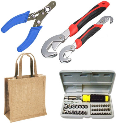 Gauba Traders 45 pcs Hand Tool Kit(45 Tools)