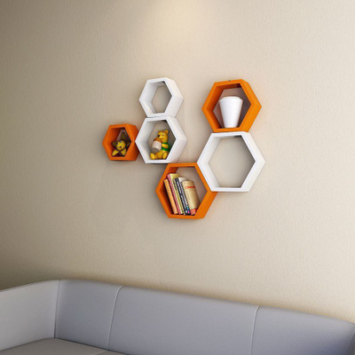 

Goodwill MDF Wall Shelf(Number of Shelves - 6)