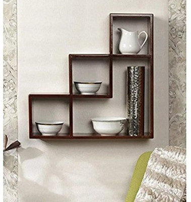 

Decorasia L Shape MDF Wall Shelf(Number of Shelves - 7, Brown)