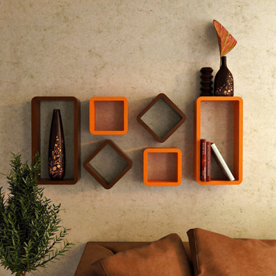 

Goodwill MDF Wall Shelf(Number of Shelves - 6)