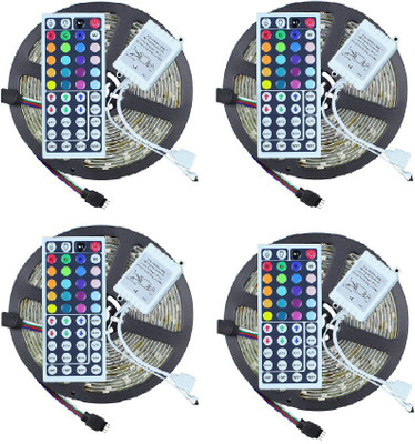 

mufasa 195 inch Multicolor Rice Lights(Pack of 4)