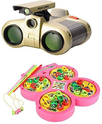 

Shop & Shoppee Combo of Night Scope Binoculars & Fish Catching Game for kids