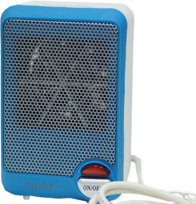 

GOCART Mini Fan Heater With DC Motor 003BMHF-BLUE Fan Room Heater