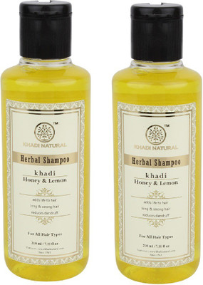 

Khadi Natural Herbal Honey & Lemon Shampoo(420)