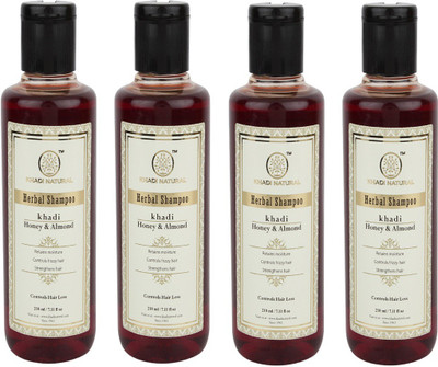 

Khadi Natural Herbal Honey & Almond Shampoo(840)
