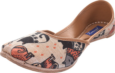 

Tamanna Punjabi Traditional Ethnic Juttis Khussa Flat Jutis For Women(Multicolor, Multicolor::black