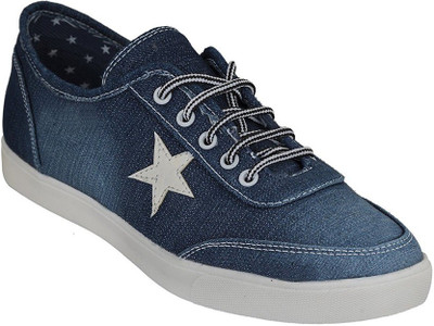 

Blinder Navy Denim Sneakers For Men(Navy