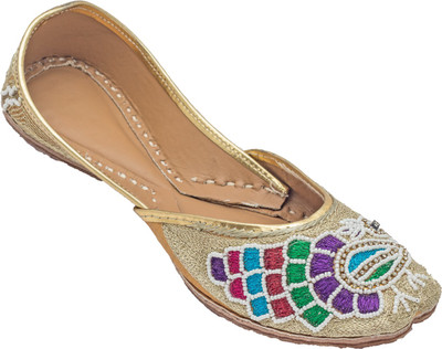 

Royal Collection Handmade Leather Jutis For Women(Multicolor