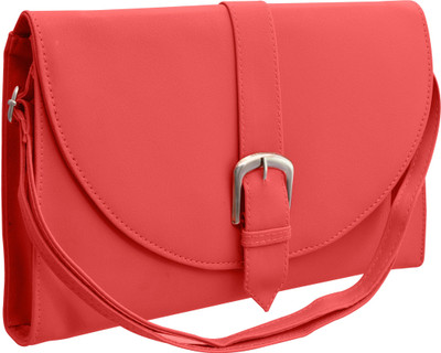 Tap Fashion Women Formal Pink PU Sling Bag