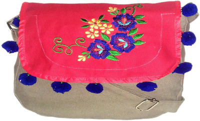 

Fly Angels Girls Casual Grey Canvas Shoulder Bag