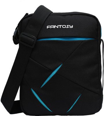 

Fantosy Men & Women Casual Black Polyester Sling Bag