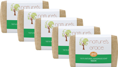 

Nature's Grace Handmade Neem Soap (Pack of 5)(500 g, Pack of 5)