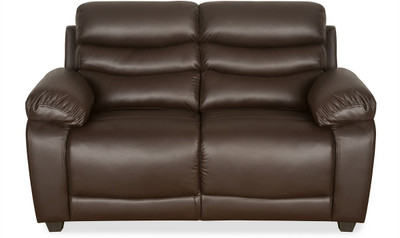 

@home by Nilkamal Leather 2 Seater Sofa(Finish Color - Brown)