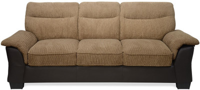 

@home by Nilkamal Fabric 3 Seater Sofa(Finish Color - Brown)