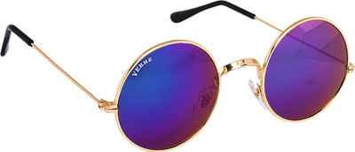 

Verre Round Sunglasses(Blue)