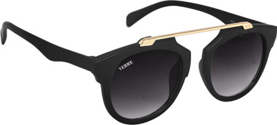 

Verre Round Sunglasses(Black)